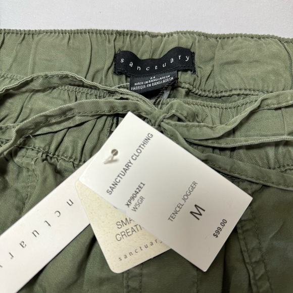 Sanctuary Olive Green Tencel Jogger Pants - Picture 6 of 10